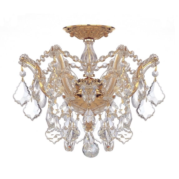 Crystorama Lighting - Three Light Ceiling Mount - Ceiling Mount - Maria Theresa