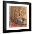 thumbnail image 1 of Maria Vos 15x18 Black Modern Framed Museum Art Print Titled - Still Life with Chinese Vase and Dried Sunflowers (1879), 1 of 5