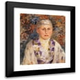 thumbnail image 1 of Maria Wiik 20x23 Black Modern Framed Museum Art Print Titled - Breton Woman (1914), 1 of 5