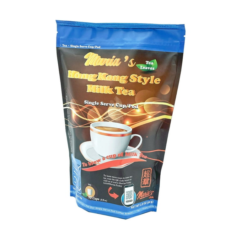 Maria's Hong Kong Style Milk Tea - Single Serve Cup x 10 (超羣港式