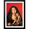 thumbnail image 1 of Maria with the sleeping child 28x40 Large Black Wood Framed Print Art by Hans Baldung, 1 of 2