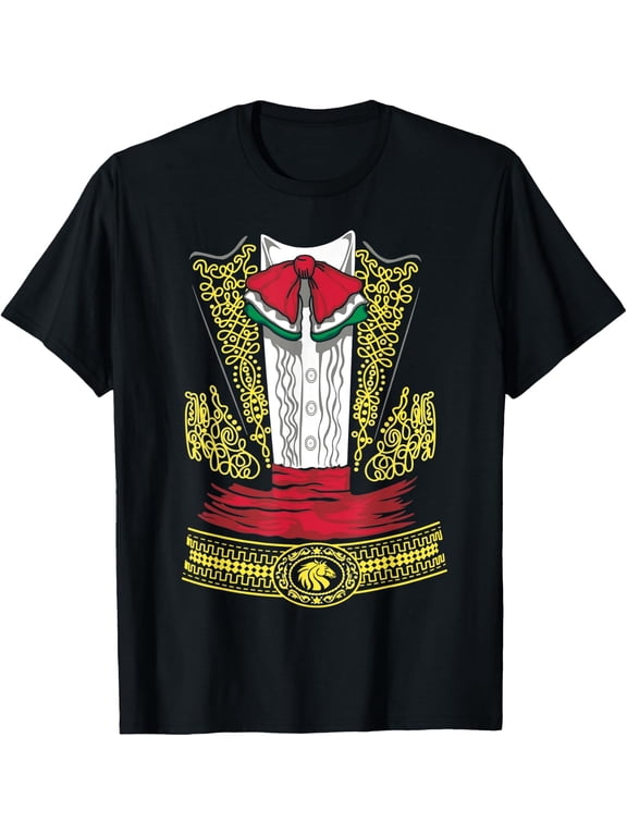 Mariachi Charro Mexican Design T-Shirt