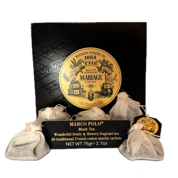 Mariage Frres MARCO POLO (TB918) 30 Muslin Tea Sachets / Bags