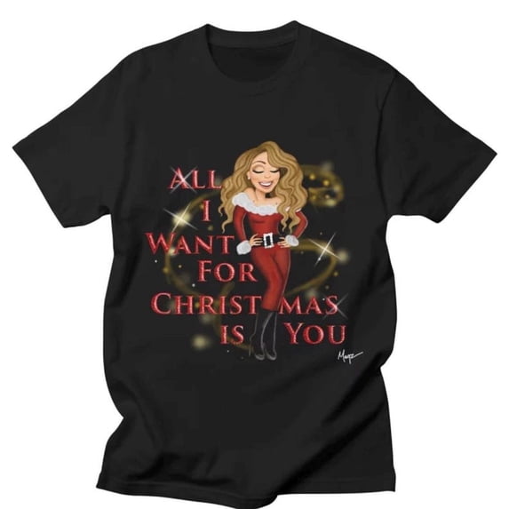 T-shirt Mariah Carey Rainbow Tour - Modèle Unisexe Noël - Personnalisable En Couleur - Taille XL - Neuf étiqueté