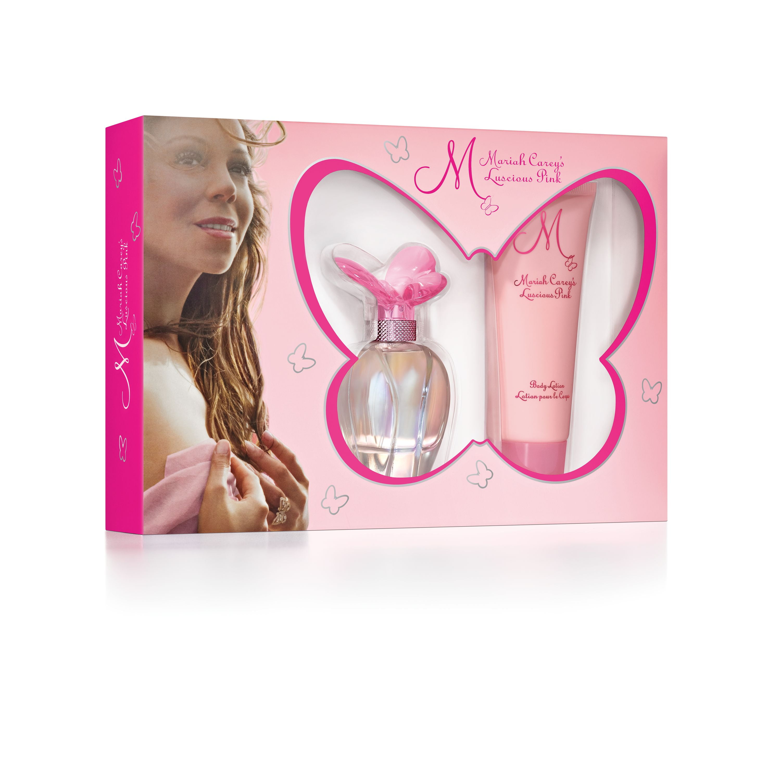 Mariah Carey Luscious Pink Fragrance Gift Set for Women, 2 pc