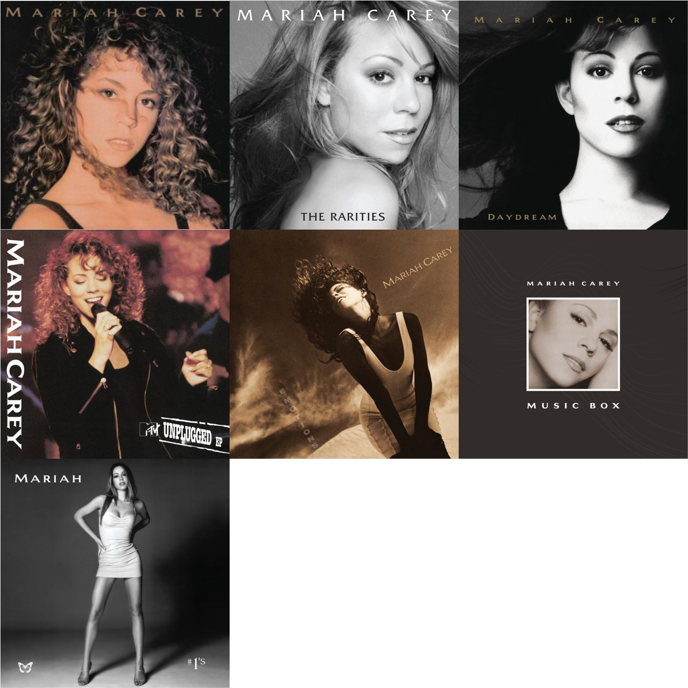 Mariah Carey & Rarities (4LP) & Daydream & Mtv Unplugged