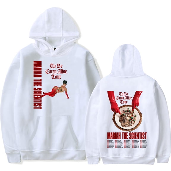 Mariah The Scientist Merch To Be Eaten Alive Tour Hoodie Sweatshirt Logo Women/Men Pullovers Hooded Longsleeve