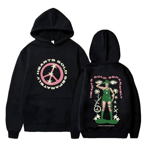 Mariah The Scientist Peace Hoodies Hearts Sold Separately Merch Women Men Long Sleeve Sweatshirts
