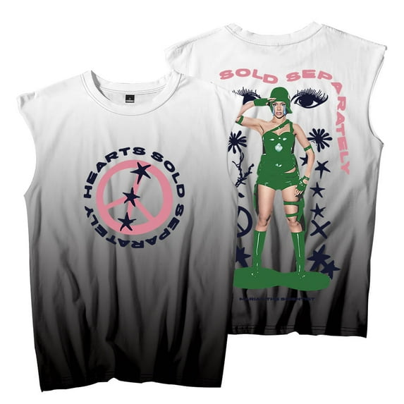 Mariah The Scientist Peace Sleeveless T-Shirts Hearts Sold Separately Tour Merch Women Men Tank Tops