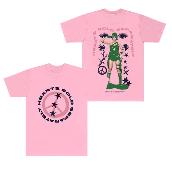 Mariah The Scientist Peace T-Shirts Hearts Sold Separately Tour Merch Women Men Short Sleeve Tee