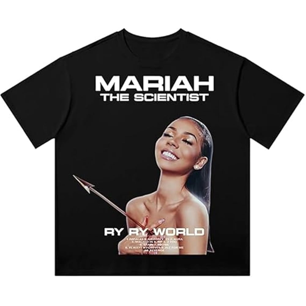 Mariah The Scientist T-shirt,Black Color,Size XL - Walmart.com