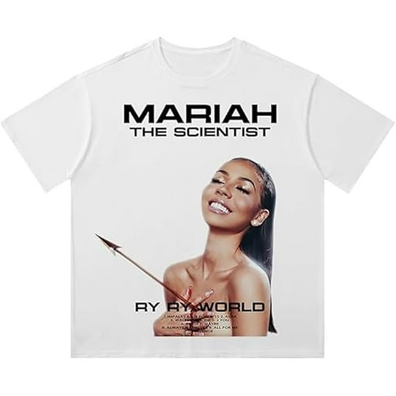 Mariah The Scientist T-shirt,White Color,Size 3XL