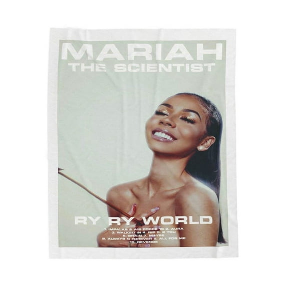 Mariah the Scientist Album Cover Cozy Velveteen Plush Blanket , Ideal for Home Decor, Gift for Music Lovers, Soft Throw Blanket, Cozy