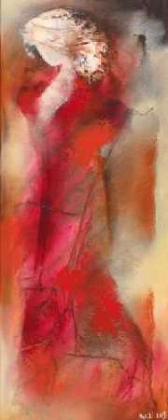 Marian III Canvas Art - Wil Lof (24 x 48)