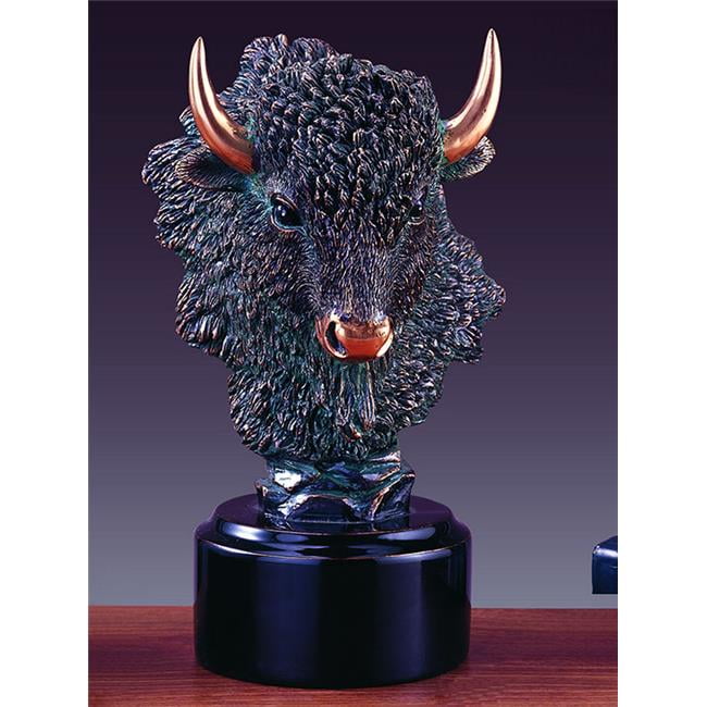 Marian Imports 35105 Western Buffalo Head Sculpture 6 x 10 in