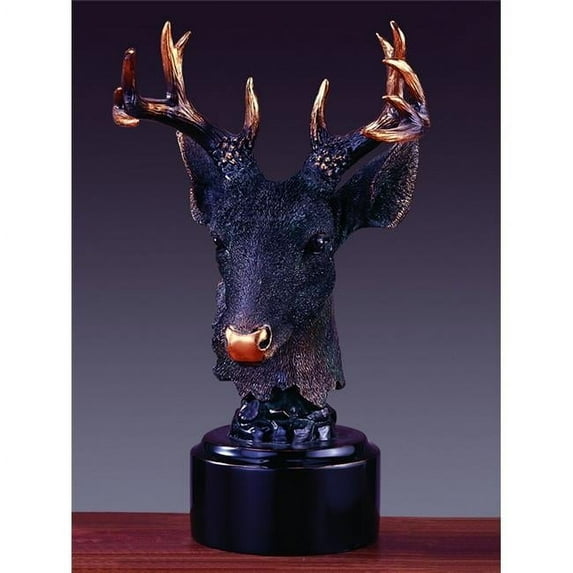 Marian Imports 35109 Deer Head Sculpture - 7.5 x 11.5 in.