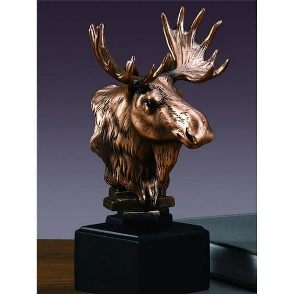 Marian Imports 55132 Moose Head Sculpture - 5.5 x 9 in.