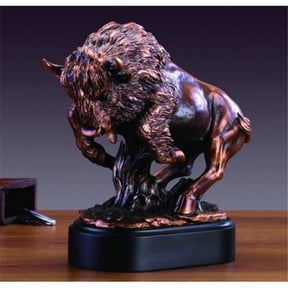 Marian Imports F Charging Buffalo Statue - Sculpture