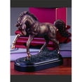 thumbnail image 1 of Marian Imports F13004 7 x 6 in.Treasure of Nature Howling Bronze Horse Statue, 1 of 1