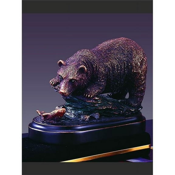 Marian Imports F13023 5.5 x 3.5 in.Treasure of Nature Howling Bronze Bear Statue