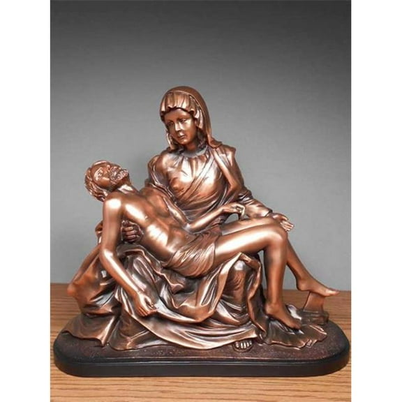 Marian Imports M1007 Pieta Bronze Plated Resin Sculpture