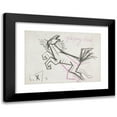 thumbnail image 1 of Marian Kopf 14x11 Black Modern Framed Museum Art Print Titled - Flated Horse (1953), 1 of 5