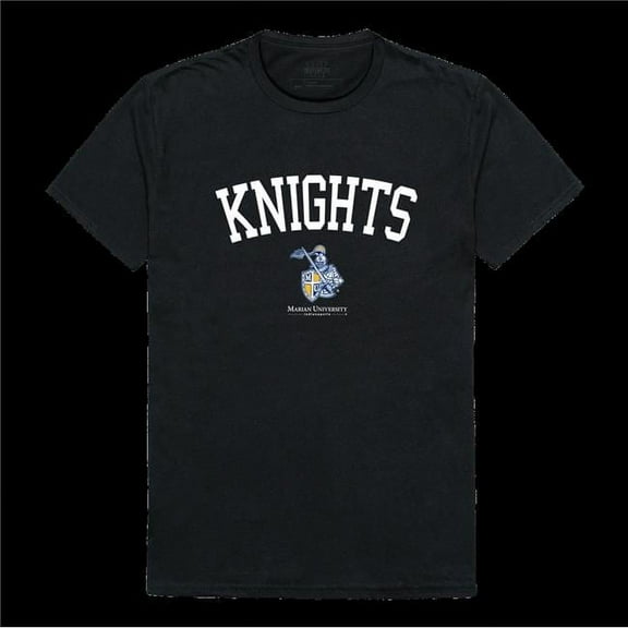 Marian University Knights Arch T-Shirt, Black - 2XL