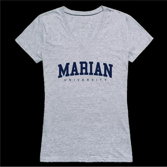 Marian University Knights Game Day Women T-Shirt, Heather Grey - Medium
