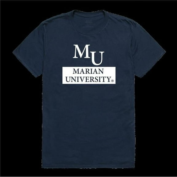 Marian University Knights Institutional T-Shirt, Navy - 2XL