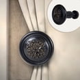 thumbnail image 1 of Mariana Curtain Tie Back (pair) Finial 101 in Black, 1 of 3