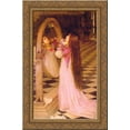 thumbnail image 1 of Mariana in the South 18x24 Gold Ornate Wood Framed Canvas Art by Waterhouse, John William, 1 of 2