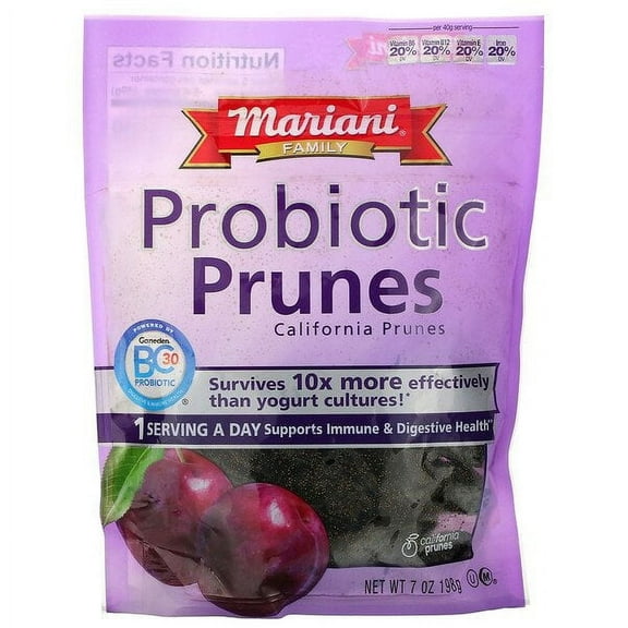 Mariani Dried Fruit, Family, Probiotic Prunes, 7 oz Pack of 3
