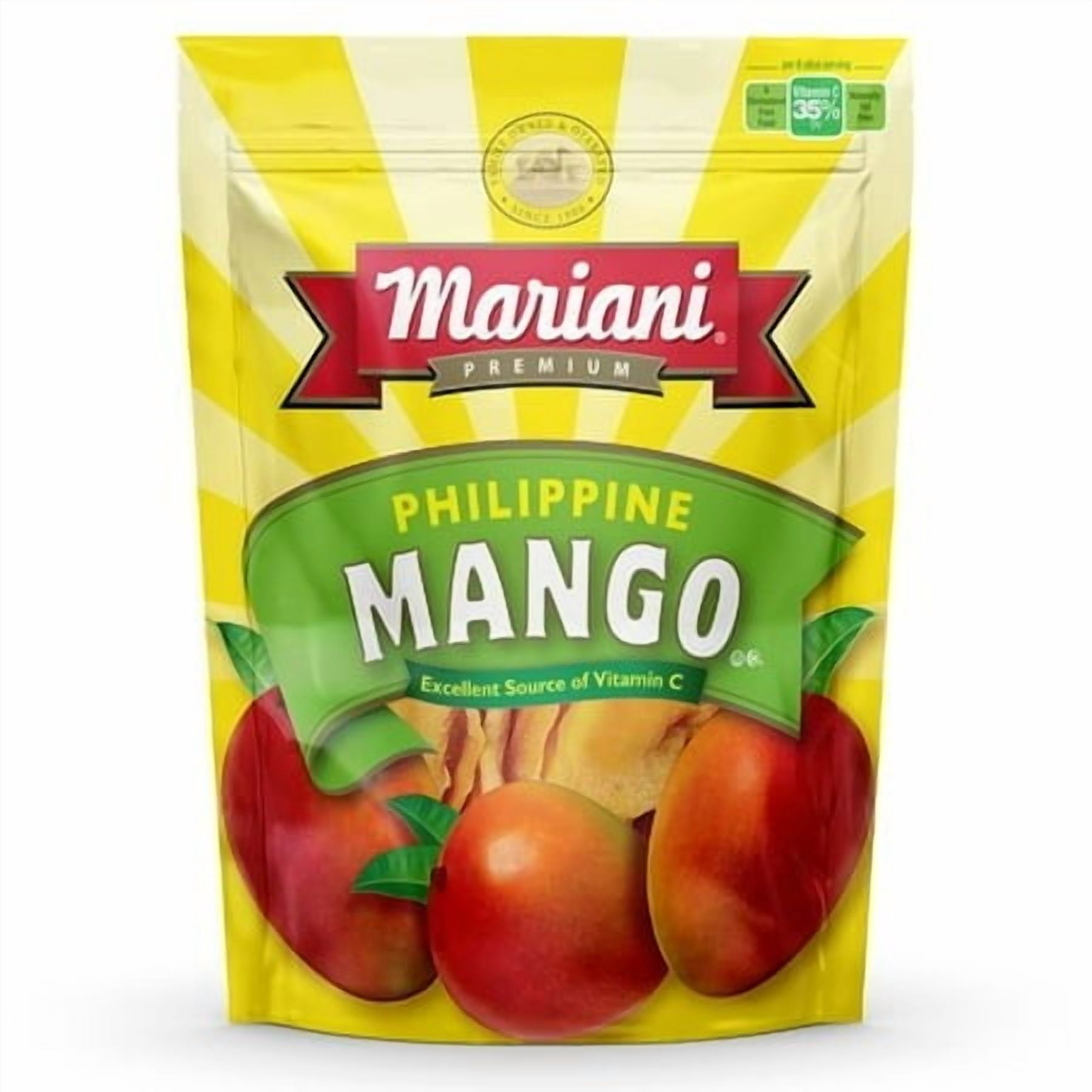 Mariani Dried Fruit Phillippine Mango (Pack of 3)