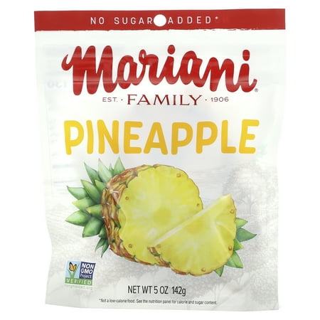 Mariani, Dried Fruit , Pineapple, 5 oz (142 g), Plastic Bag, New