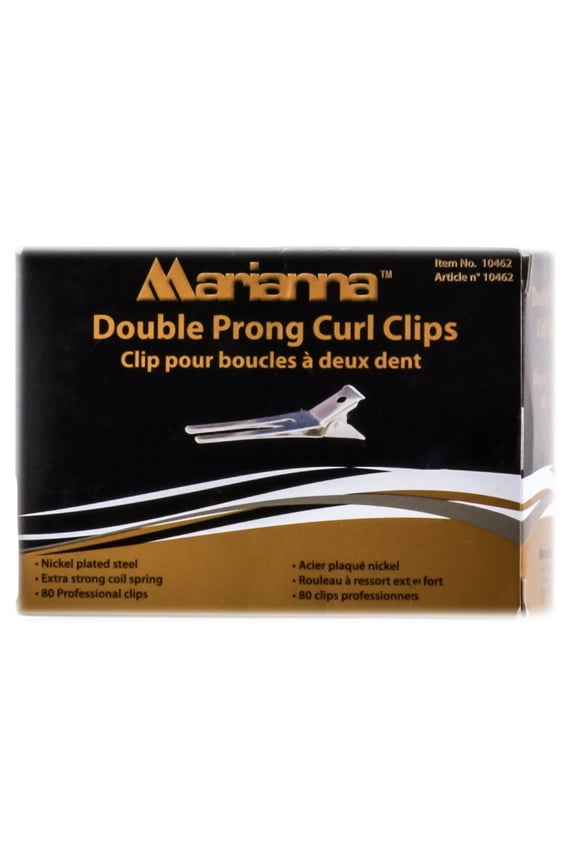 Double Prong Curl Clips ( 80 count)