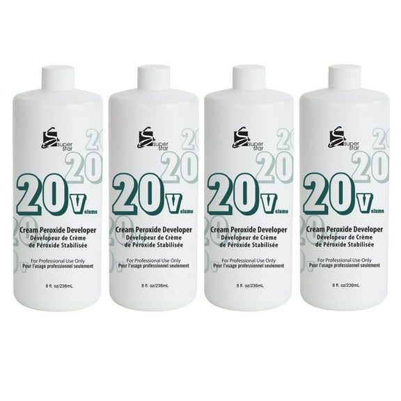 Marianna Salon Creme Hair Developer Super Star 20 Vol. 8oz HC-50203 (4 Pack)