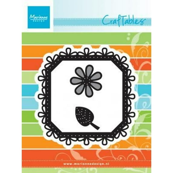 Marianne Design; Craftables Dies - Square & Flower-Stitch