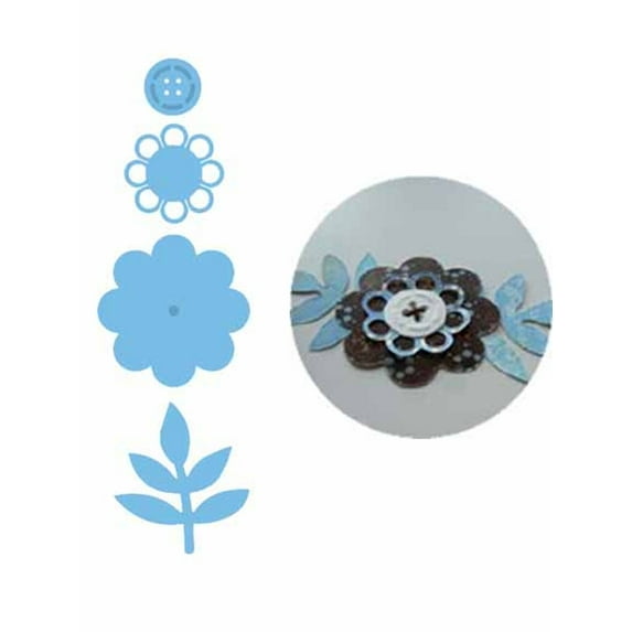 Marianne Design: Creatables Dies - Flower Button Assembly