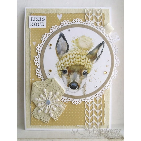 Marianne Design : Creatables Dies - Knitted Scarf