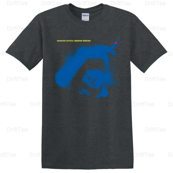 Marianne Faithfull - Broken English Vintage Retro Folk Rock New Wave Art T-Shirt Unisex, up to 5XL