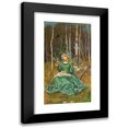 thumbnail image 1 of Marianne Stokes 10x14 Black Modern Framed Museum Art Print Titled - April, 1 of 5