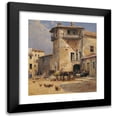 thumbnail image 1 of Mariano Barbasán 15x16 Black Modern Framed Museum Art Print Titled - Anticoli Corrado Square (1922), 1 of 5