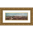 thumbnail image 1 of Mariano Fortuny Marsal 24x10 Gold Ornate Framed and Double Matted Museum Art Print Titled - The Battle of Tetouan (1862 - 1864), 1 of 4