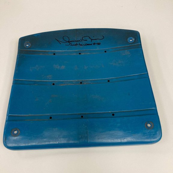 Mariano Rivera Last To Wear #42 Signed Game Used Yankees Seatback Steiner MLB