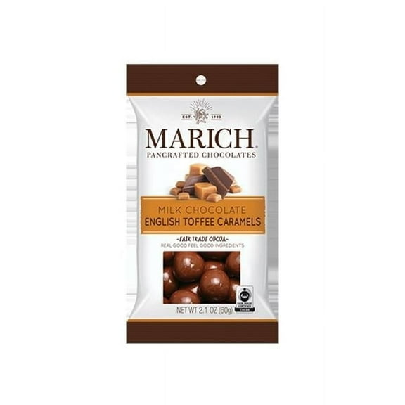 Marich English Toffee Milk Chocolate Caramels - 2.1 Oz