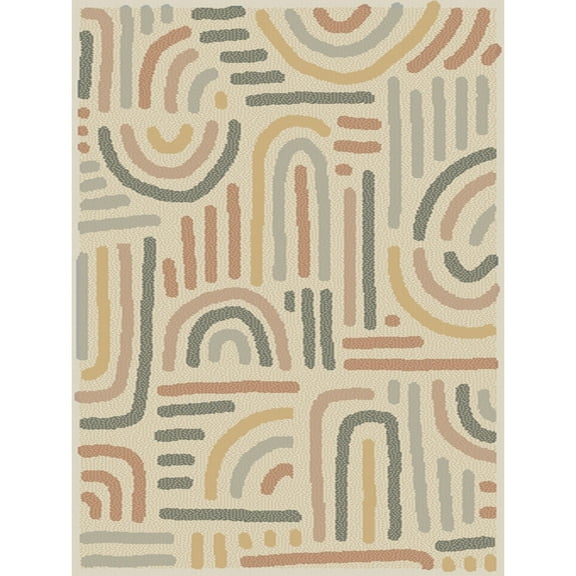 Marie Abstract Modern Area Rug