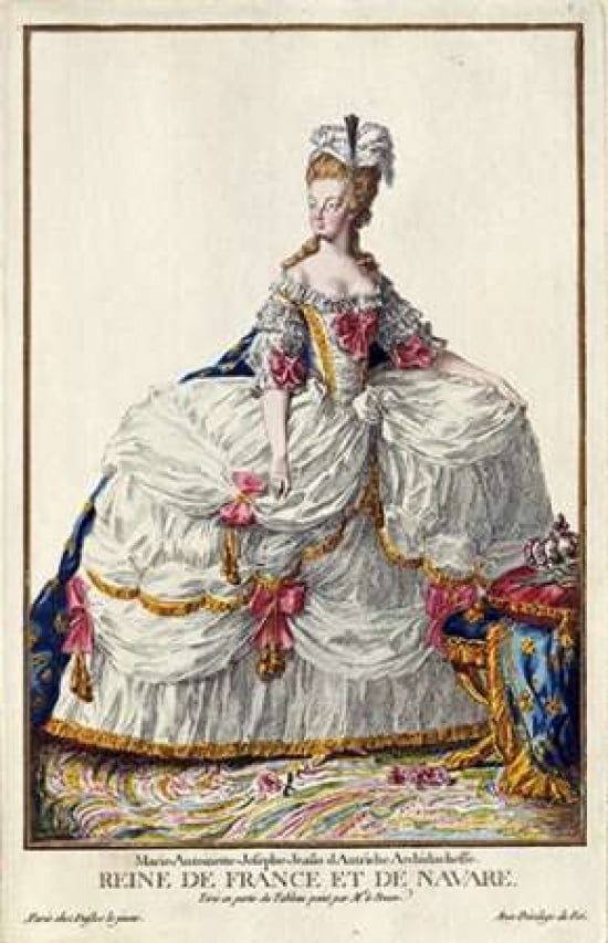 Marie Antoinette Canvas Art - Pierre Duflos (12 x 18)