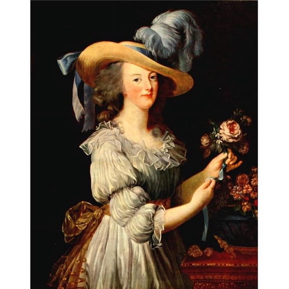 Marie Antoinette Rococo Age 1960 Poster Print by Louise Lisabeth Vig-E Le Brun - 18 x 24