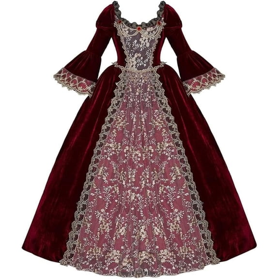 Marie Antoinette Rococo Ball Gown Gothic Victorian Dress Christmas Medieval Princess Dress