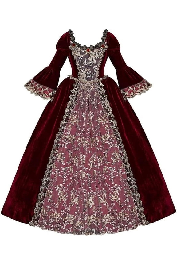 Marie Antoinette Rococo Ball Gown Gothic Victorian Dress Christmas Medieval Princess Dress